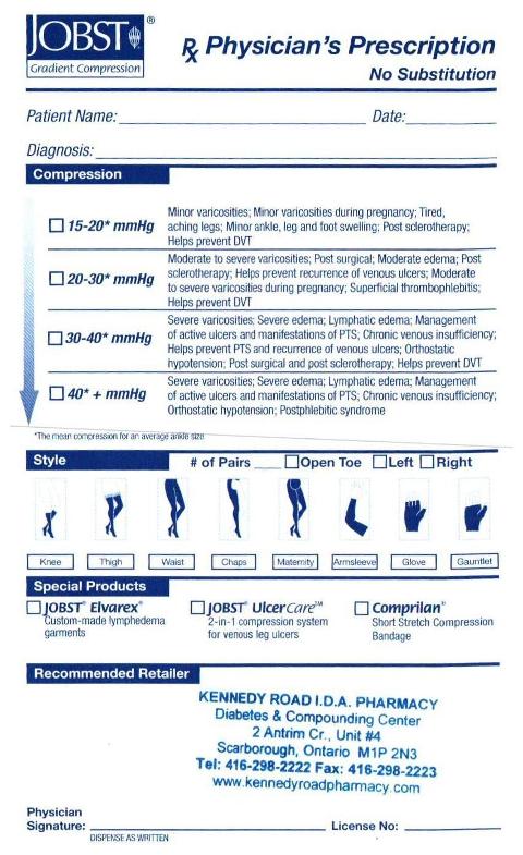 Medical Compression Stockins - Ontario Association of Osteopathic